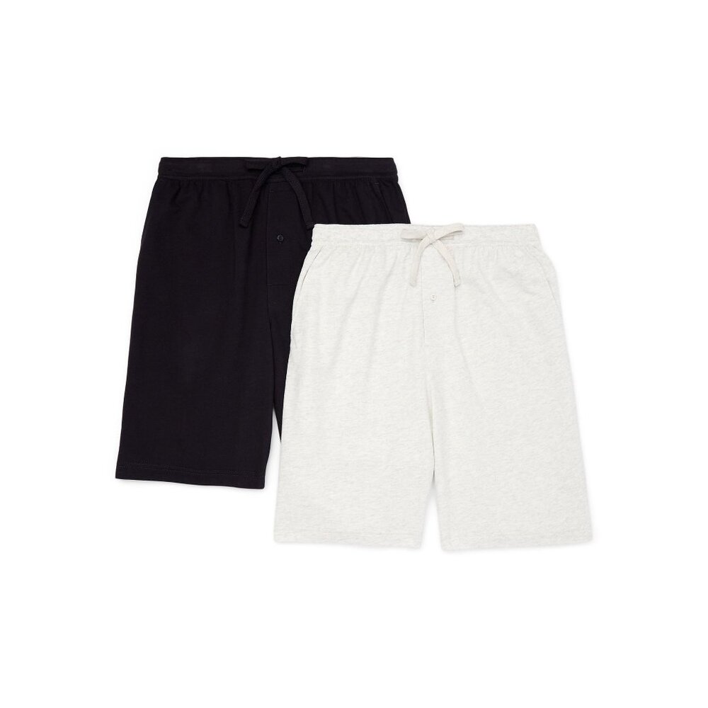 Hanes Originals Men's Soft  Knit Sleep Shorts 2-Pack